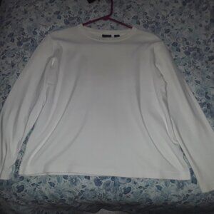 Westbound Essentials ladies medium very soft white longsleeve shirt